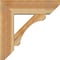 Ekena Millwork Legacy Slat Rough Sawn Bracket w/ Offset Brace, Western Red Cedar, 8"W x 26"D x 26"H BKT0806X26X26LEC06RWR - alternate 4
